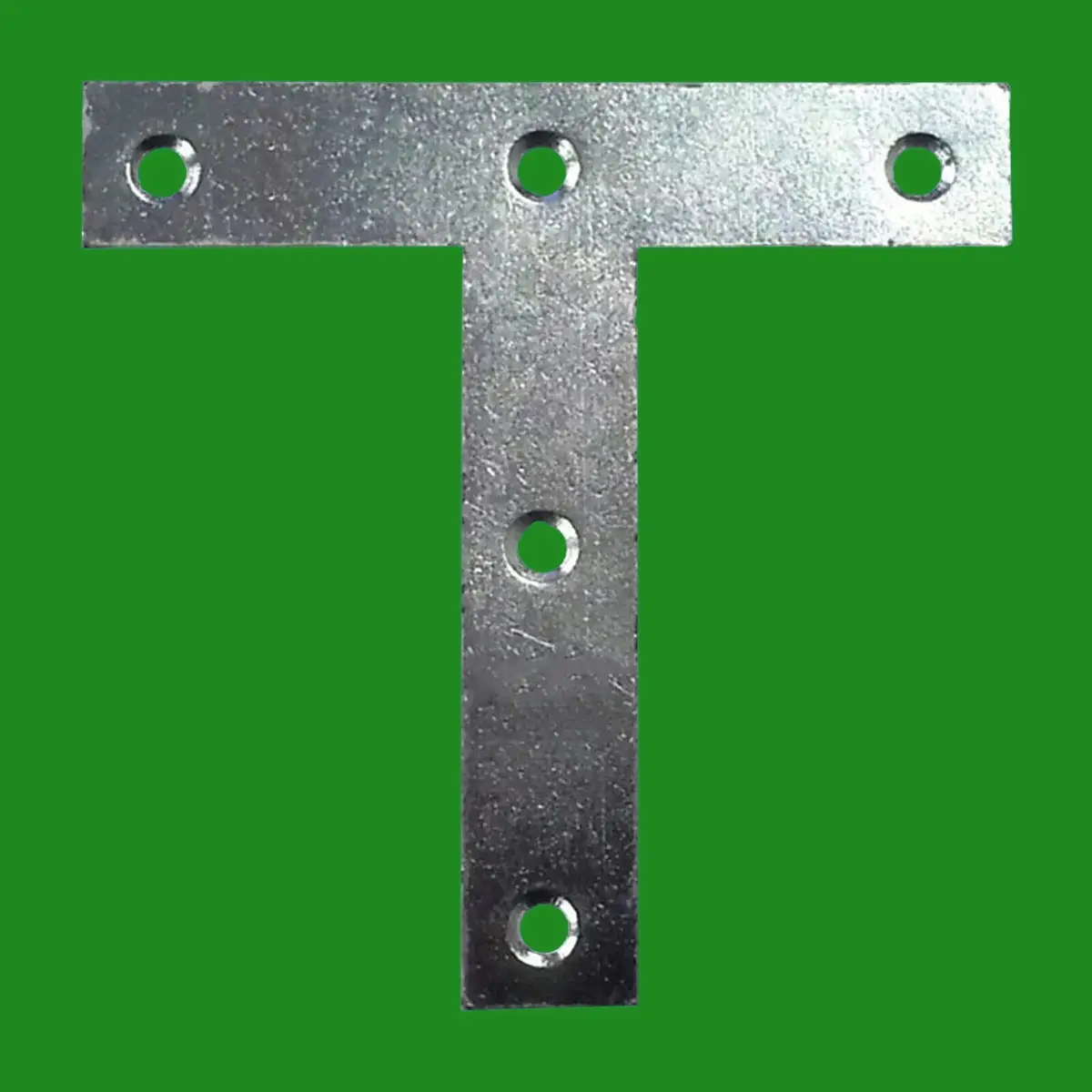 8x 75mm (3") Tee Plates T Mending Bracket Brace Support Fixing Joining Repair