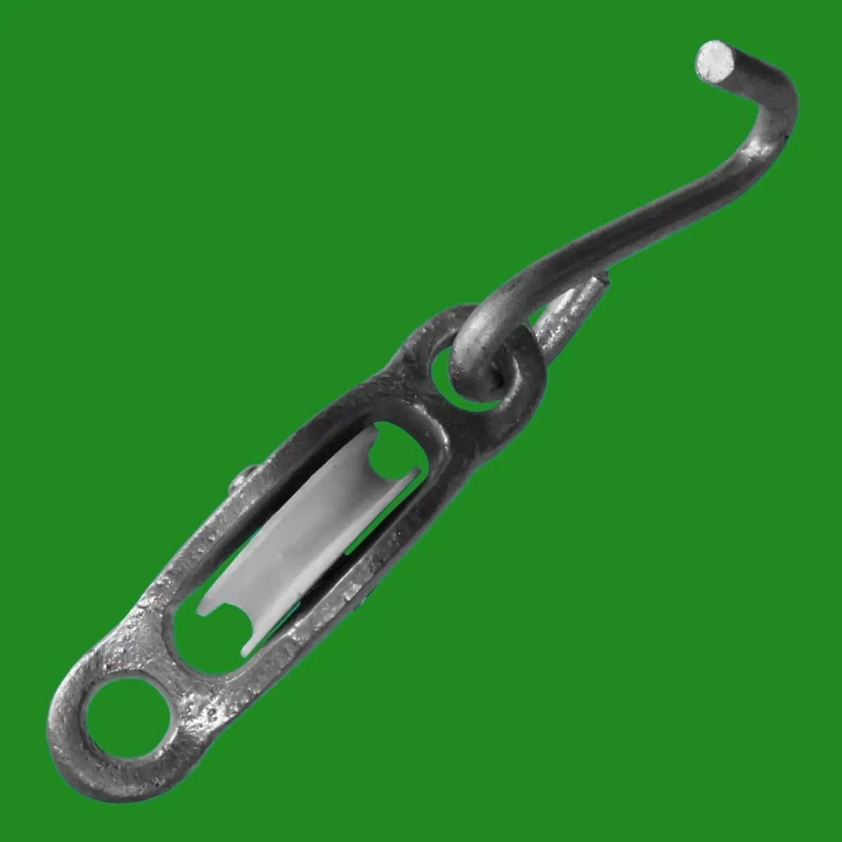 Washing Line Kit; Galvanised Cleat, Wheel Hooked Pulley, Plate Hook, Staple Eye - image 3 | Free standard UK delivery included | Discount Quality Products