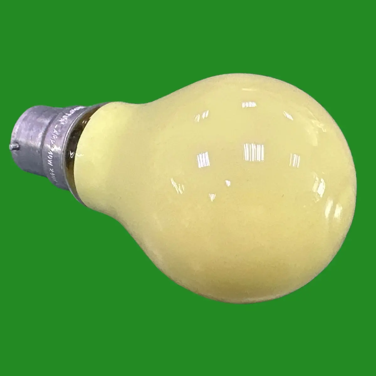 1x 40W Yellow Incandescent Coloured Dimmable GLS Light Bulb Lamp Bayonet BC B22 - image 3 | Free standard UK delivery included | Discount Quality Products