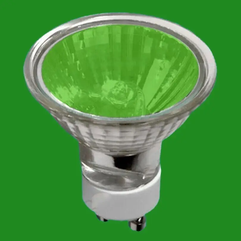6x 50W GU10 Green Coloured Dimmable Halogen Reflector Spot Light Bulbs Downlight - image 4 | Free standard UK delivery included | Discount Quality Products
