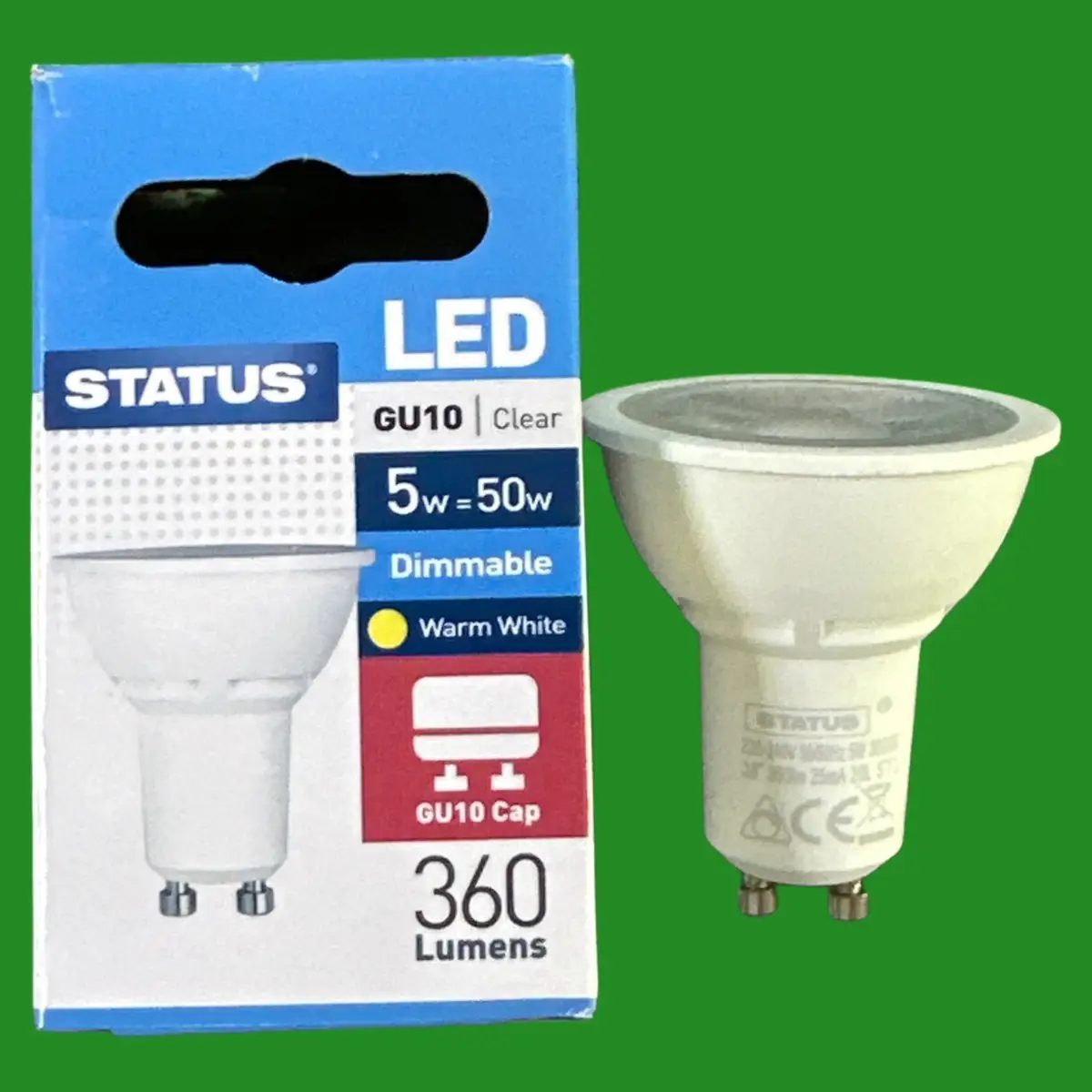 5W (=50W) LED Dimmable GU10 Spot Light Reflector Bulb 3000K Warm White Lamp