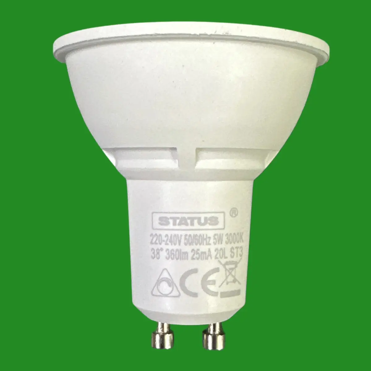 5W (=50W) LED Dimmable GU10 Spot Light Reflector Bulb 3000K Warm White Lamp - image 2 | Free standard UK delivery included | Discount Quality Products
