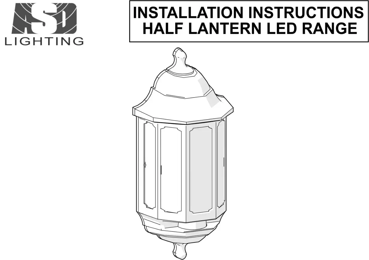 ASD 7.4W LED White Half Lantern HI-LOW PIR Motion Sensor Security Wall Light - image 8 | Free standard UK delivery included | Discount Quality Products