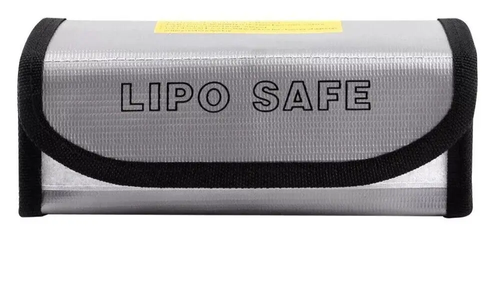 Lipo Safe Bag Fireproof Storage Protecting RC Battery Safe Bag Size 18.5*7.5*6cm