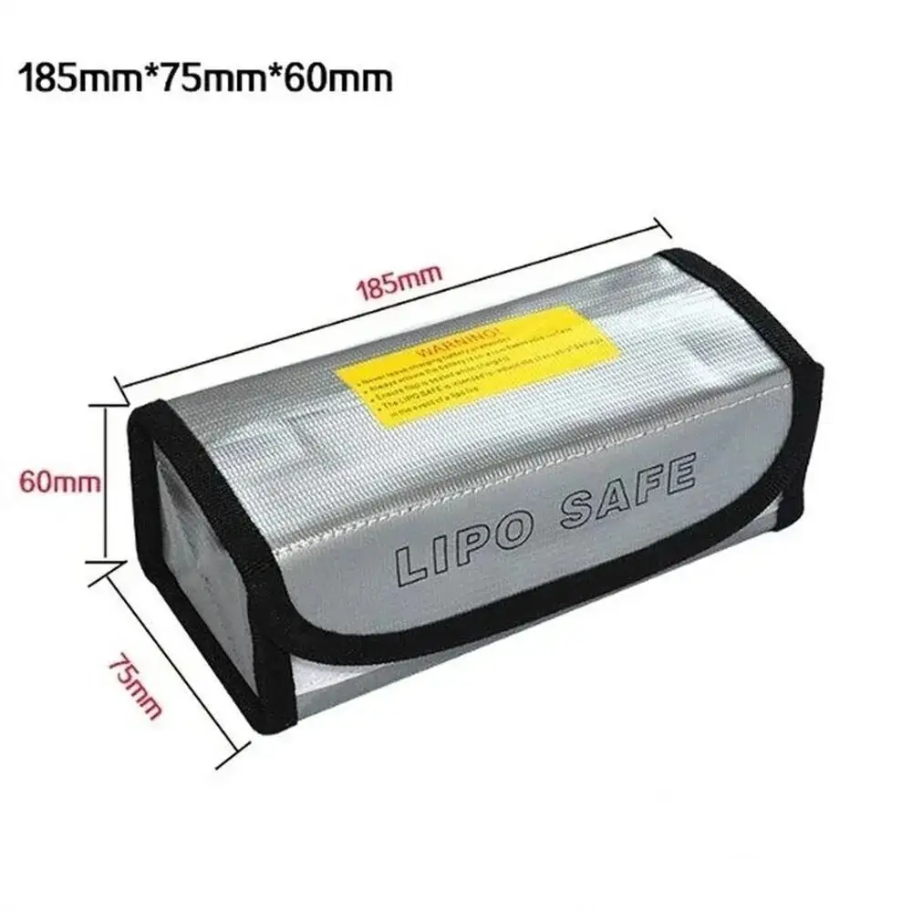 Lipo Safe Bag Fireproof Storage Protecting RC Battery Safe Bag Size 18.5*7.5*6cm - image 4 | Free standard UK delivery included | Discount Quality Products