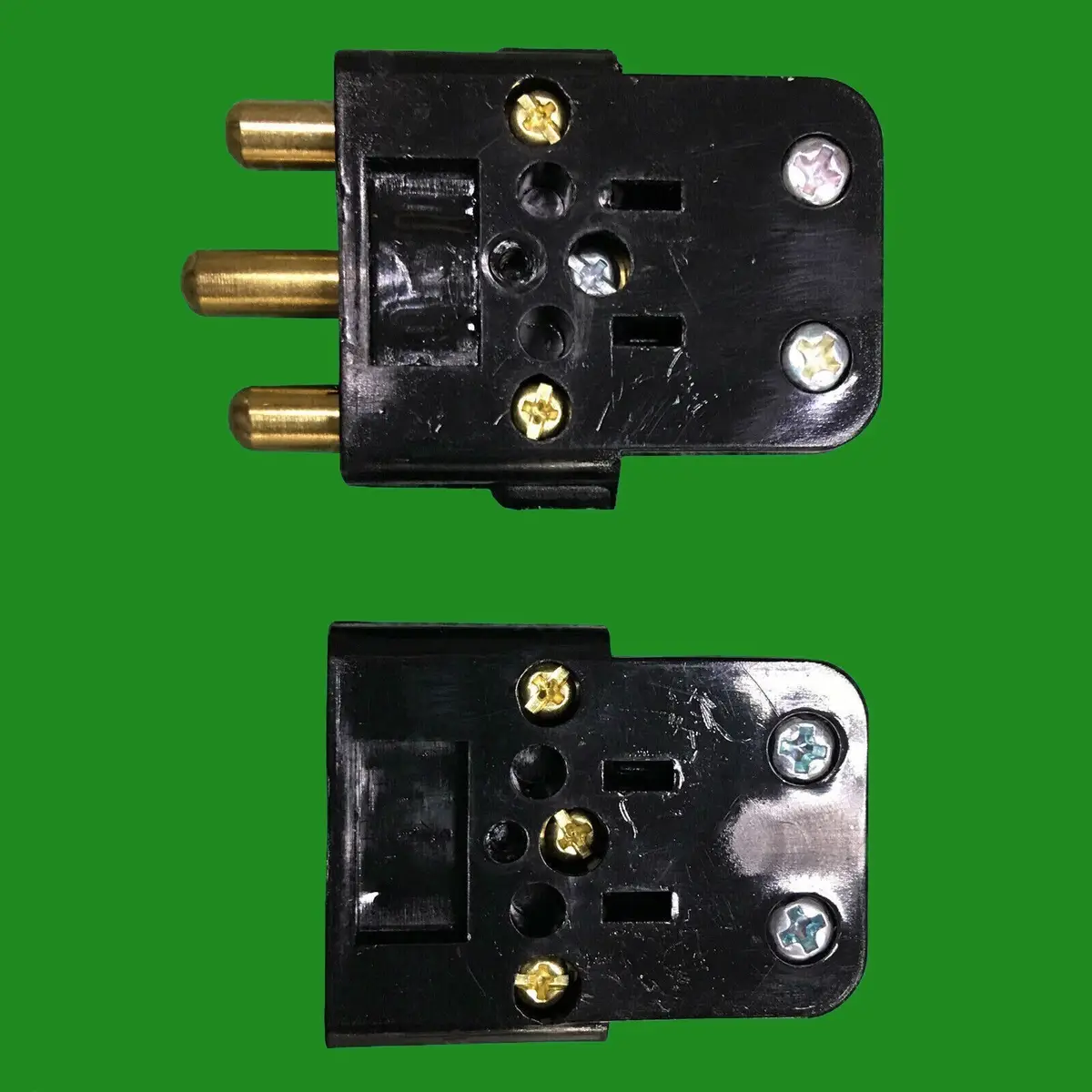 2x 10A 3 Core/Pin Heavy Duty AC Wire Plug Socket Power Repair Cable Connector - image 7 | Free standard UK delivery included | Discount Quality Products