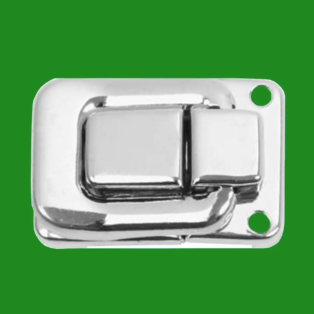 2x Square Nickel Plated Small Latch Replacement Box Case Suitcase Luggage