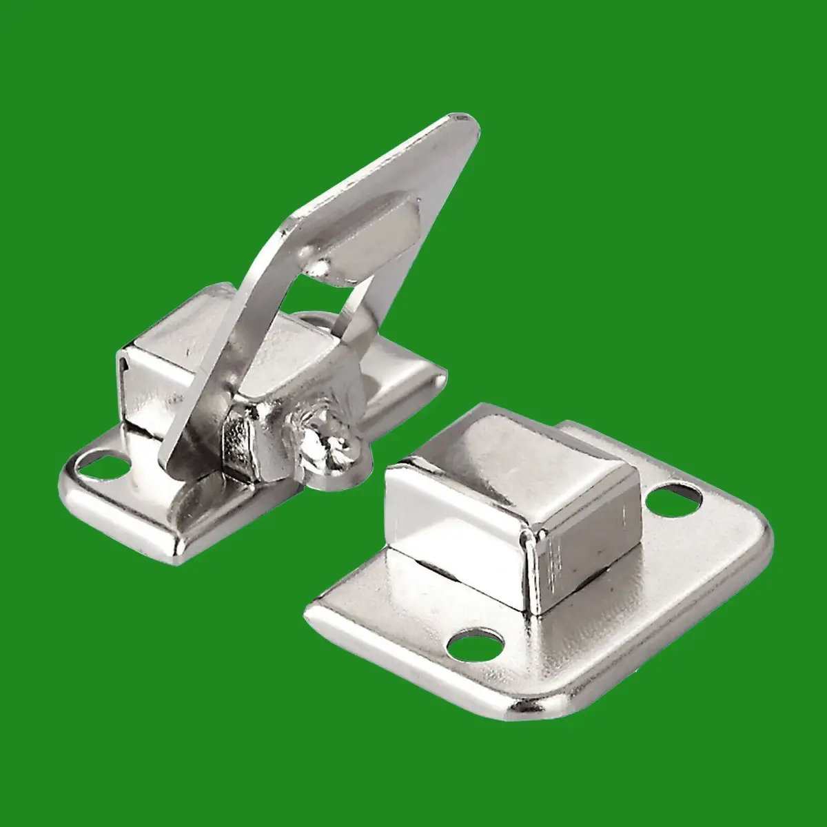 2x Square Nickel Plated Small Latch Replacement Box Case Suitcase Luggage - image 2 | Free standard UK delivery included | Discount Quality Products