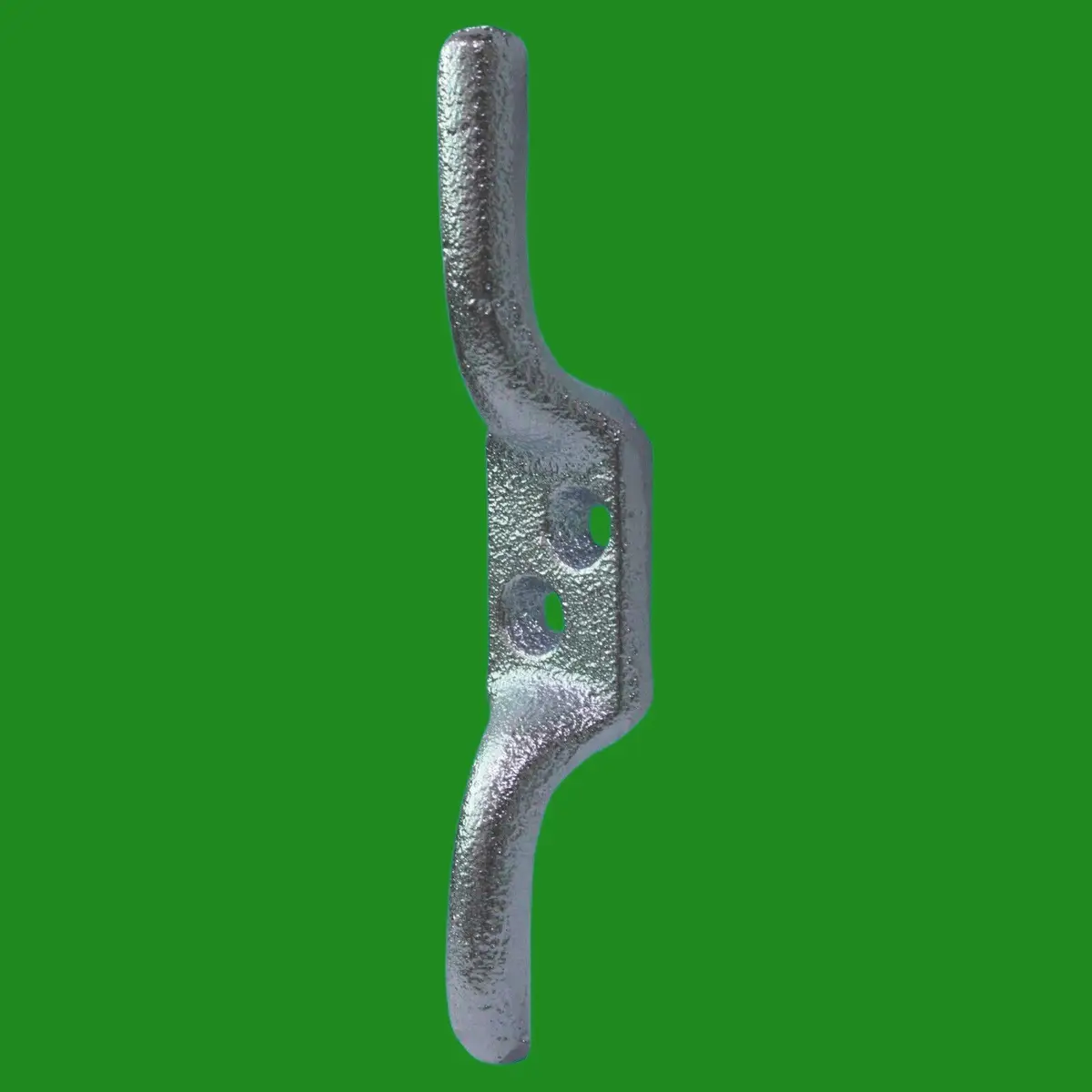 2x 103mm (4" Inch) Galvanised Cleat Hook, Flag Pole Rope Halyard Washing Line - image 3 | Free standard UK delivery included | Discount Quality Products