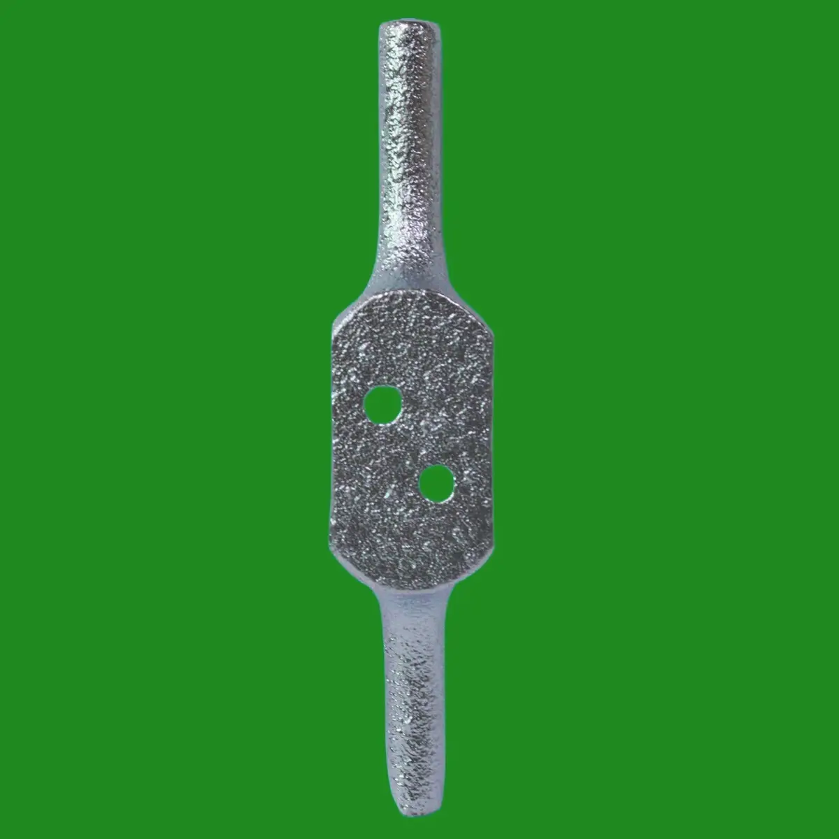 2x 103mm (4" Inch) Galvanised Cleat Hook, Flag Pole Rope Halyard Washing Line - image 6 | Free standard UK delivery included | Discount Quality Products