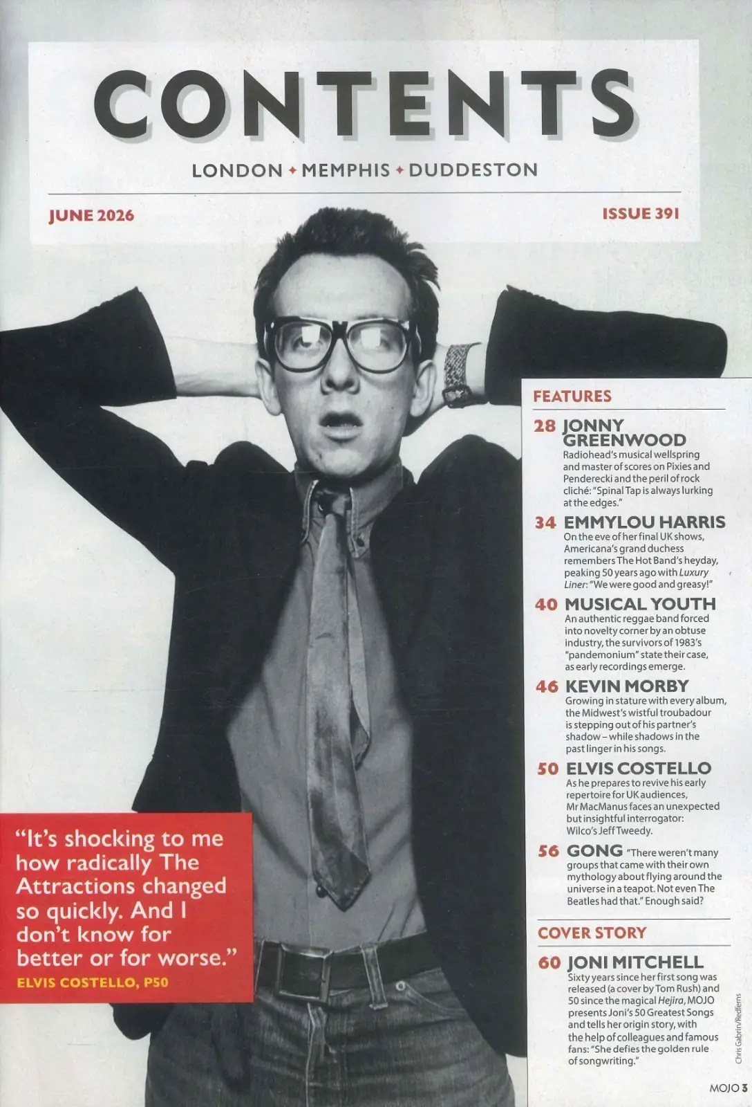 Mojo Magazine: Free 15-Track CD, Joni Mitchell, Shane MacGowan, Music, June 2026 - image 3 | Free standard UK delivery included | Discount Quality Products
