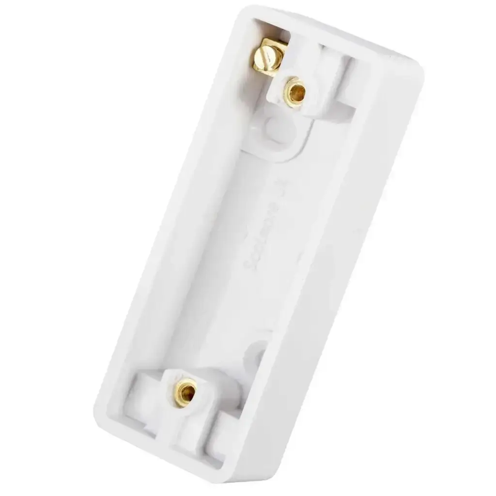1 Gang Click Architrave Round Pattress Back Mounting Box CMA175 For Switches
