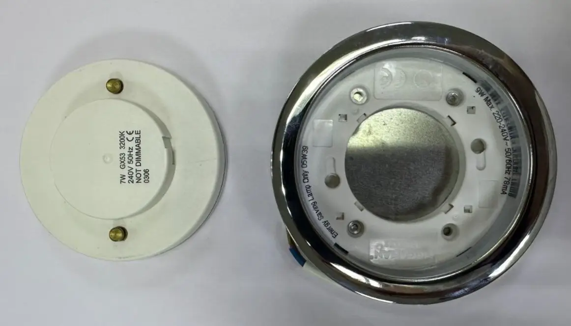 7W GX53 IP20 Kitchen Under Cabinet Light Office Chrome Knightsbridge CRFGX53C - image 3 | Free standard UK delivery included | Discount Quality Products