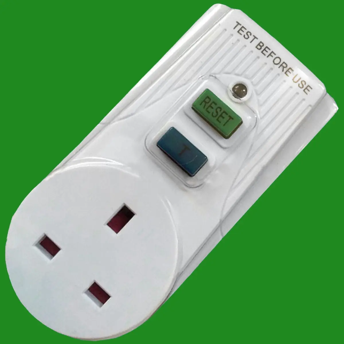 13A White Circuit Breaker RCD Adaptor 3 Pin UK Plug Trips Within 40 Milliseconds - image 2 | Free standard UK delivery included | Discount Quality Products