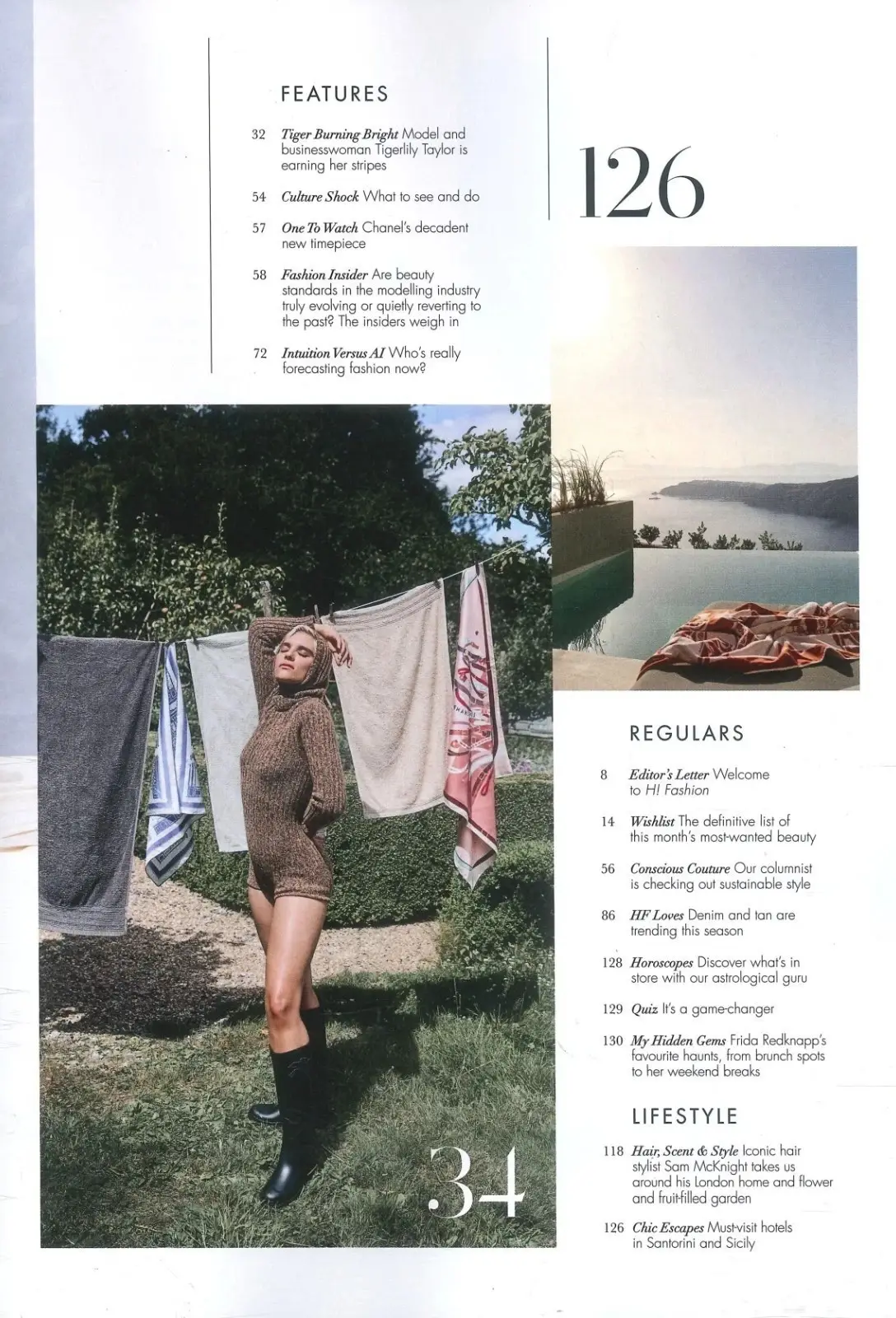 HELLO Fashion Magazine: Cover #1, Tigerlily Taylor, Amelia Windsor, Oct/Nov 2025 - image 3 | Free standard UK delivery included | Discount Quality Products