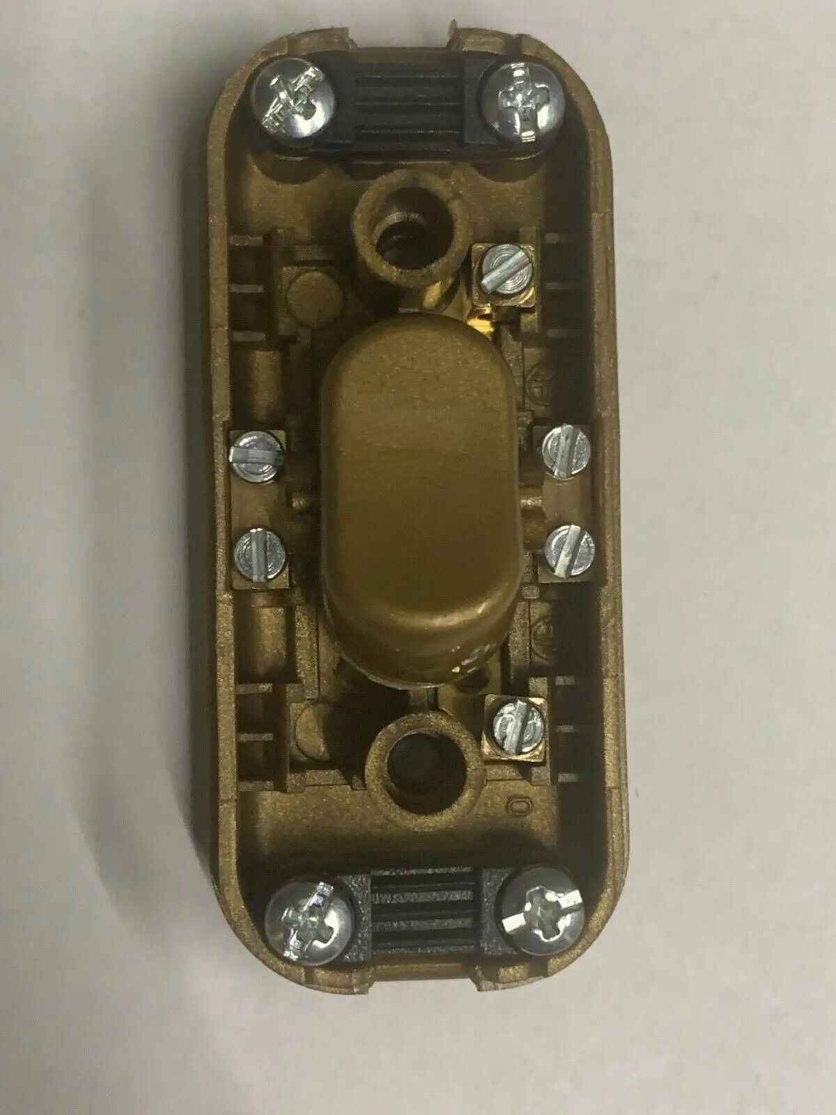 4x Gold 3 Core In line Lighting Lamp Rocker On Off Switch, 110 to 250V, 2A - image 2 | Free standard UK delivery included | Discount Quality Products