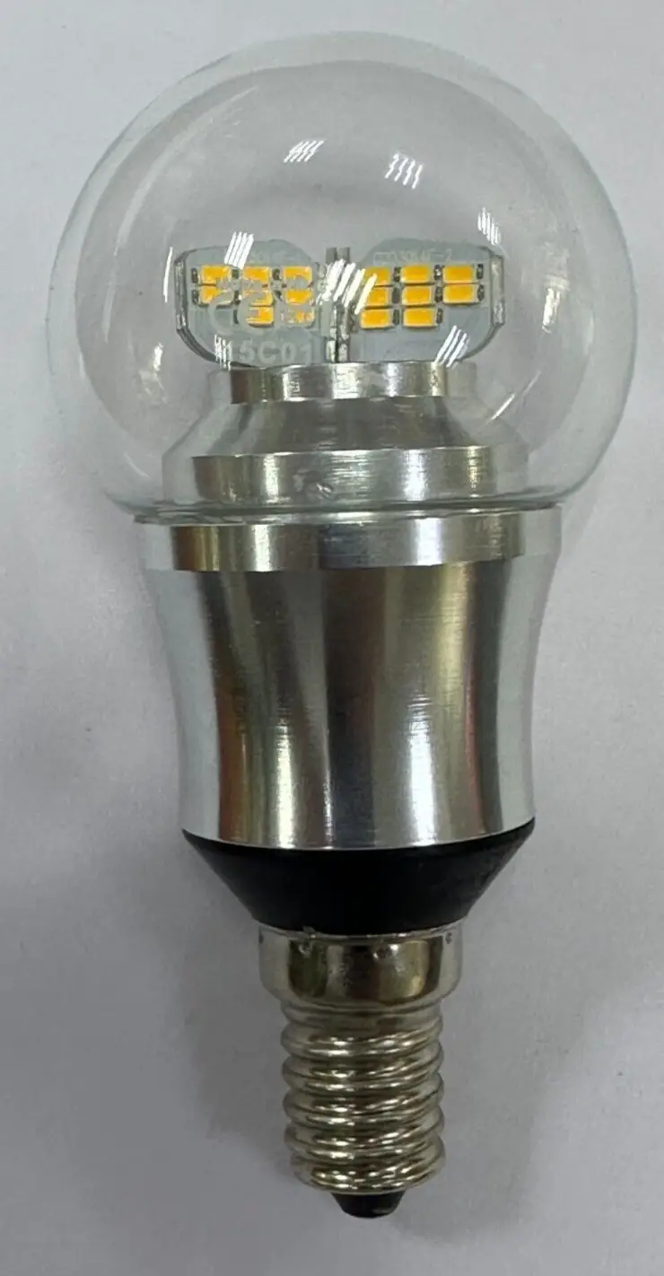 5.5W Kosnic LED Dimmable Clear Golf Light Bulb SES E14 Small Edison Screw 2700K - image 2 | Free standard UK delivery included | Discount Quality Products