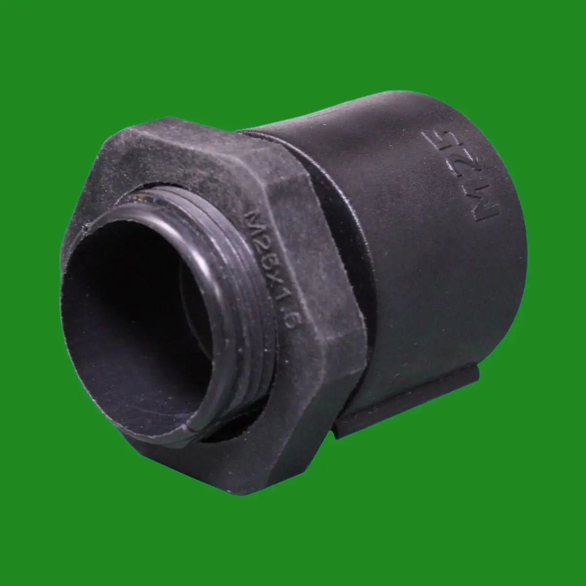 6x Black M25 Plastic Cable Stuffing Locknut Threaded Flexible Conduit Adaptor - image 3 | Free standard UK delivery included | Discount Quality Products