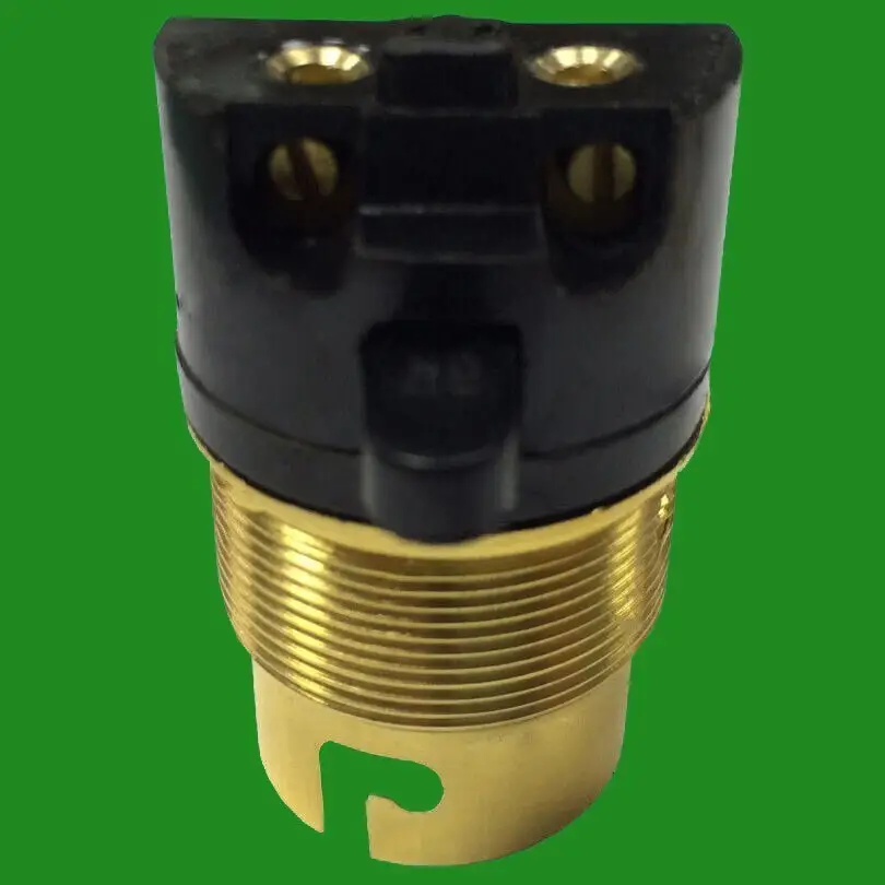 2x Brass Bayonet Socket BC B22 M10 Entry Light Bulb Holder Switch & Shade Collar - image 8 | Free standard UK delivery included | Discount Quality Products