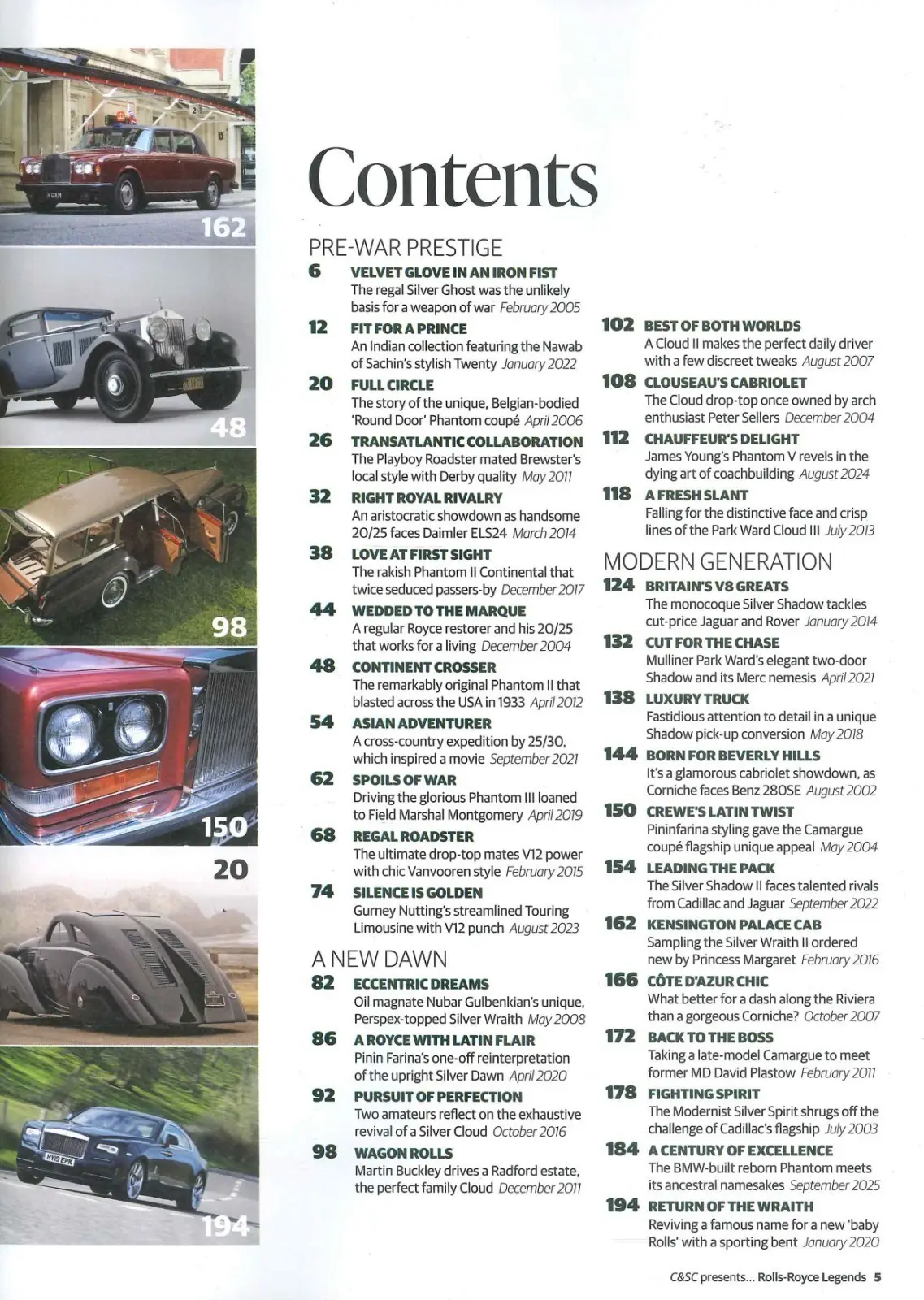 Classic & Sports Car Magazine: Rolls-Royce Legends, Collectors' Edition, 2025 - image 4 | Free standard UK delivery included | Discount Quality Products