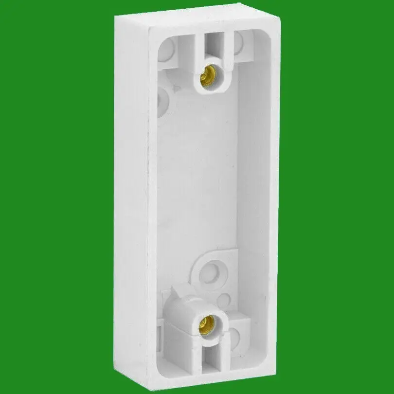 1 Gang Architrave Pattress Back Mounting Box For Switches, BS EN 60670-1
