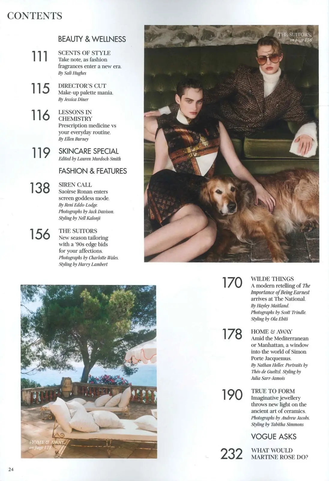 Vogue Magazine: Saoirse Ronan, Amarteifio, Ncuti Gatwa, Emily Weiss, Nov 2024 - image 3 | Free standard UK delivery included | Discount Quality Products