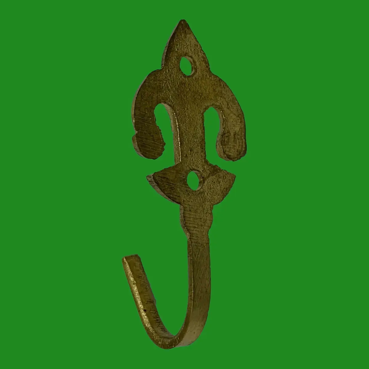 10x Fleur De LYS Solid Brass Curtain Tieback Hold Back Hooks - image 3 | Free standard UK delivery included | Discount Quality Products