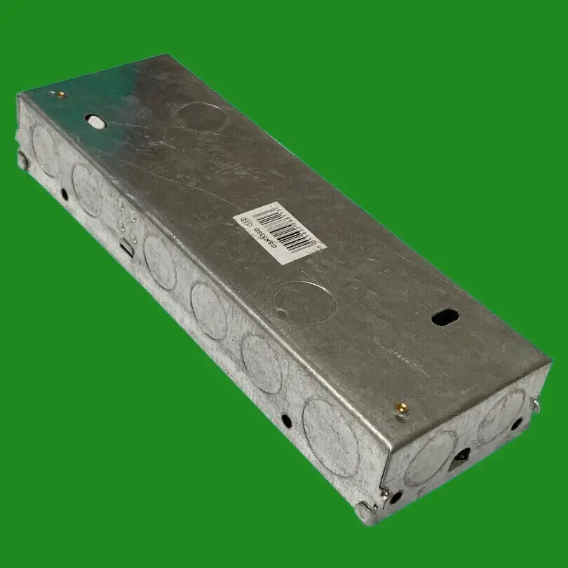 3 Gang 35mm Single & Double Gang Galvanised Steel Combined Installation Box - image 3 | Free standard UK delivery included | Discount Quality Products