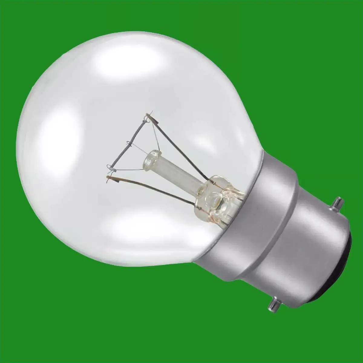 15W 24V Low Voltage Incandescent Dimmable Round Golf Clear Light Bulb B22 BC - image 2 | Free standard UK delivery included | Discount Quality Products