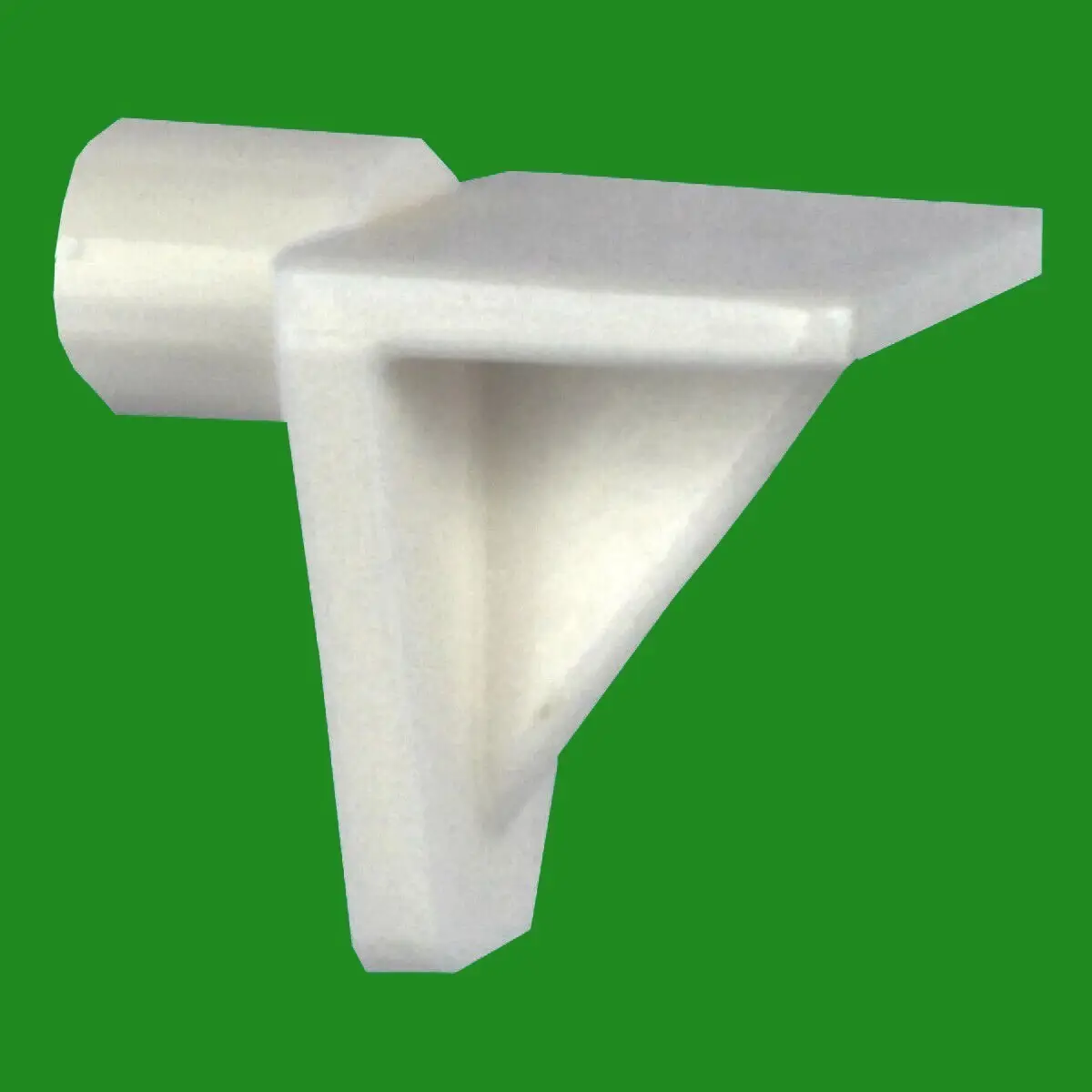 8x 8mm Push In White Plastic Shelf Support Pegs Studs, Kitchen Cabinets