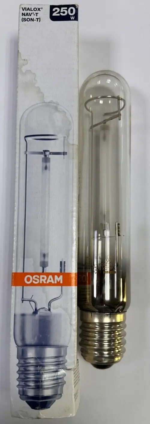 250W OSRAM Clear HPS High Pressure Sodium SON-T Tube Light Bulb GES E40 VIALOX