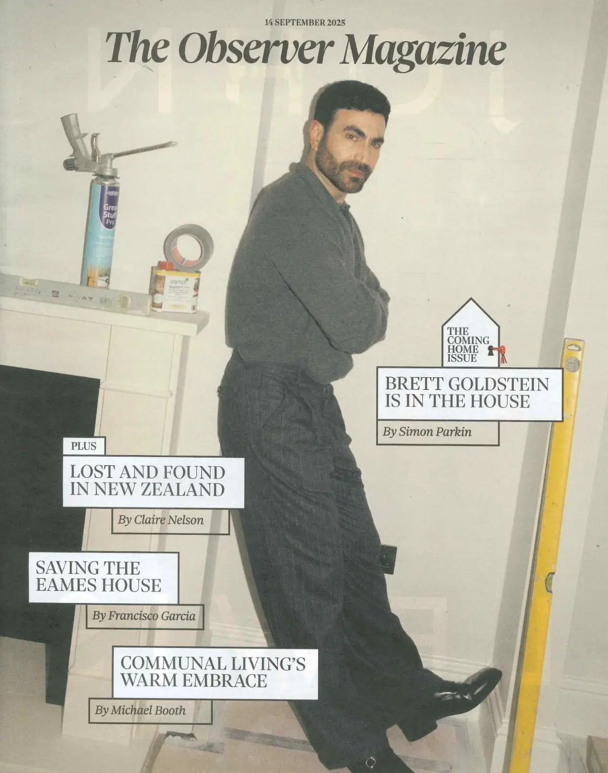 Observer Magazine: Brett Goldstein, Eva Wiseman, LA's Eames House, 14.9.25