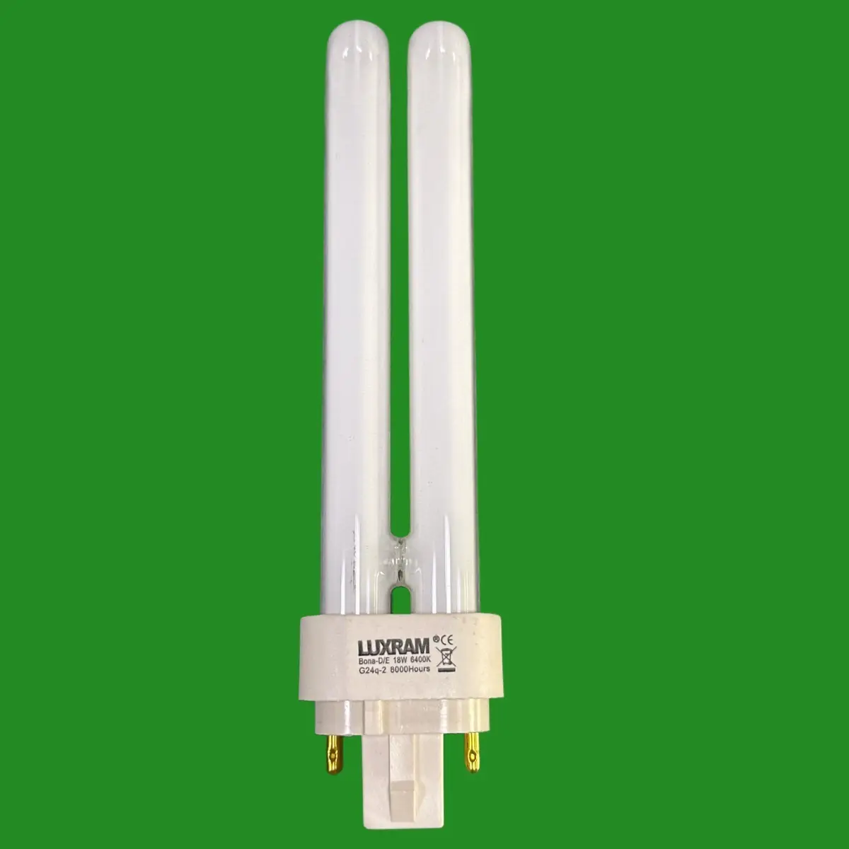 1x 18W Luxram G24q-2 4 pin CFL PL Light Bulbs 6400K Daylight Low Energy Lamp - image 2 | Free standard UK delivery included | Discount Quality Products