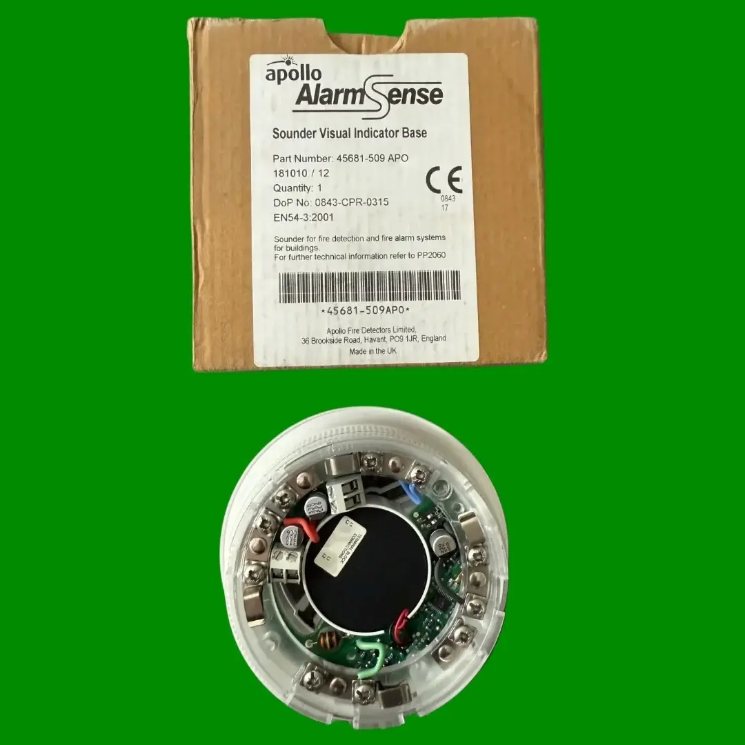 45681‑510APO Apollo AlarmSense Sounder Base- fire detection &amp; fire alarm  System