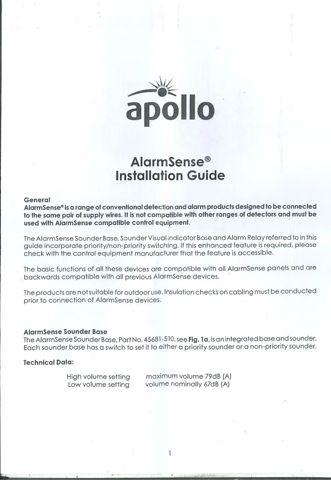 45681‑510APO Apollo AlarmSense Sounder Base- fire detection & fire alarm  System - image 3 | Free standard UK delivery included | Discount Quality Products