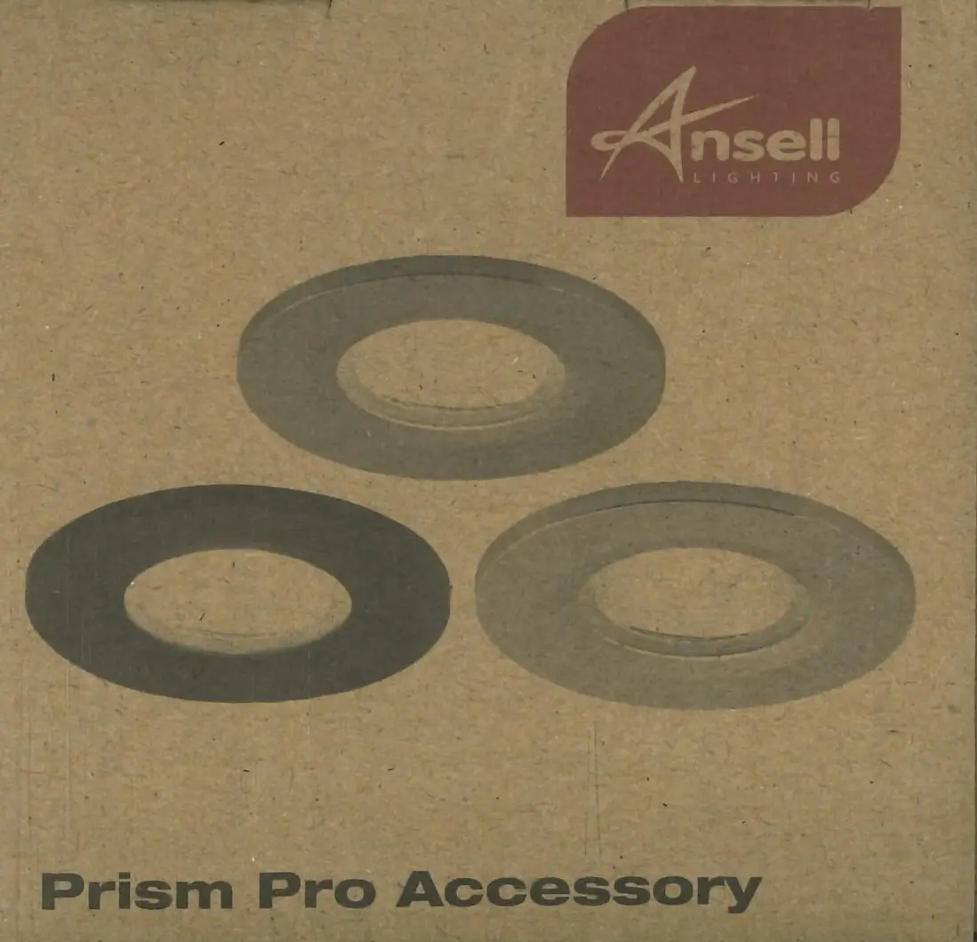 4x Ansell APRILEDPBZ/SC Prism Pro Satin Chrome Trim Bezel LED Accessory - image 3 | Free standard UK delivery included | Discount Quality Products