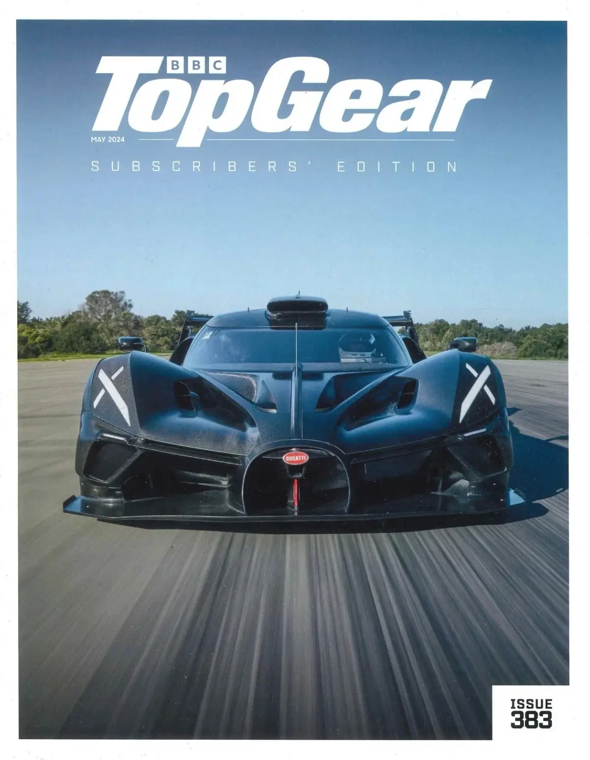 BBC Top Gear Magazine #383 (Subscribers Ed.) Bugatti Bolide, Rivian R2, May 2024