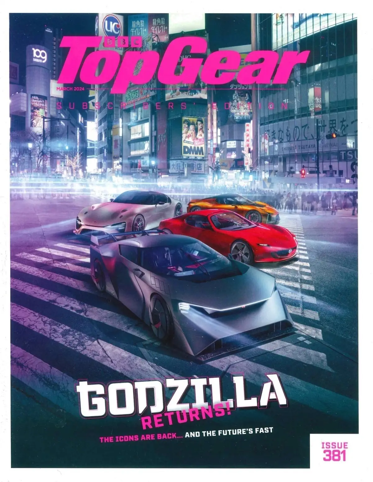 BBC Top Gear Magazine #381 (Subscribers Ed.) Nissan GT-R, Lexus LFA, March 2024