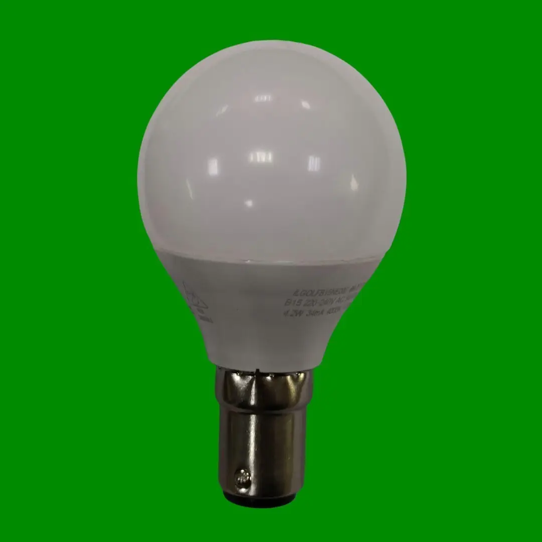 1x 4.2W Integral Cool white LED Filament G45 Round Golf Light Bulb SBC B15 4000K - image 2 | Free standard UK delivery included | Discount Quality Products
