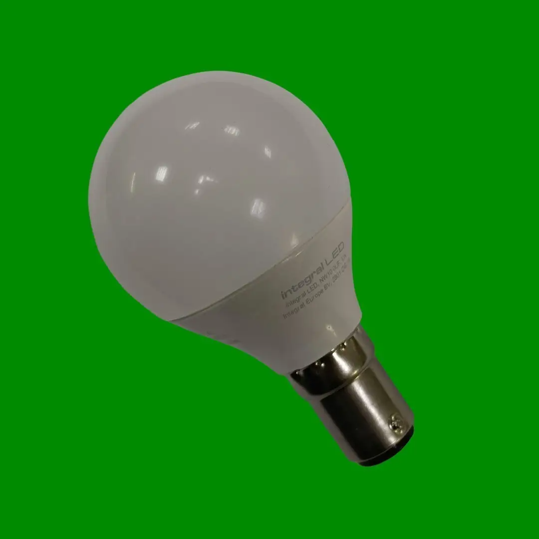 1x 4.2W Integral Cool white LED Filament G45 Round Golf Light Bulb SBC B15 4000K - image 3 | Free standard UK delivery included | Discount Quality Products