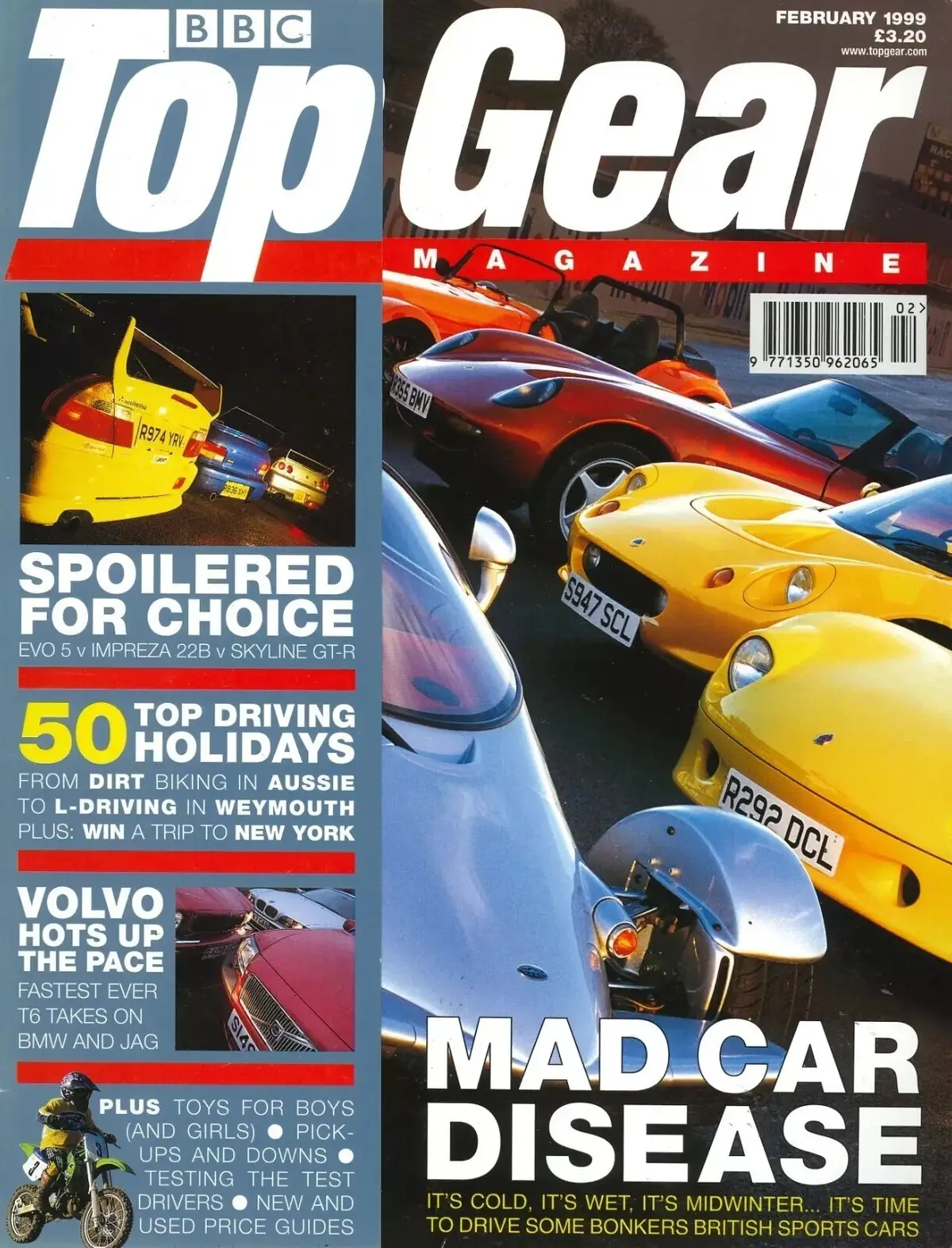 BBC Top Gear Magazine: Issue #65, Lotus Elise, Chevrolet Blazer, BMW, Feb 1999