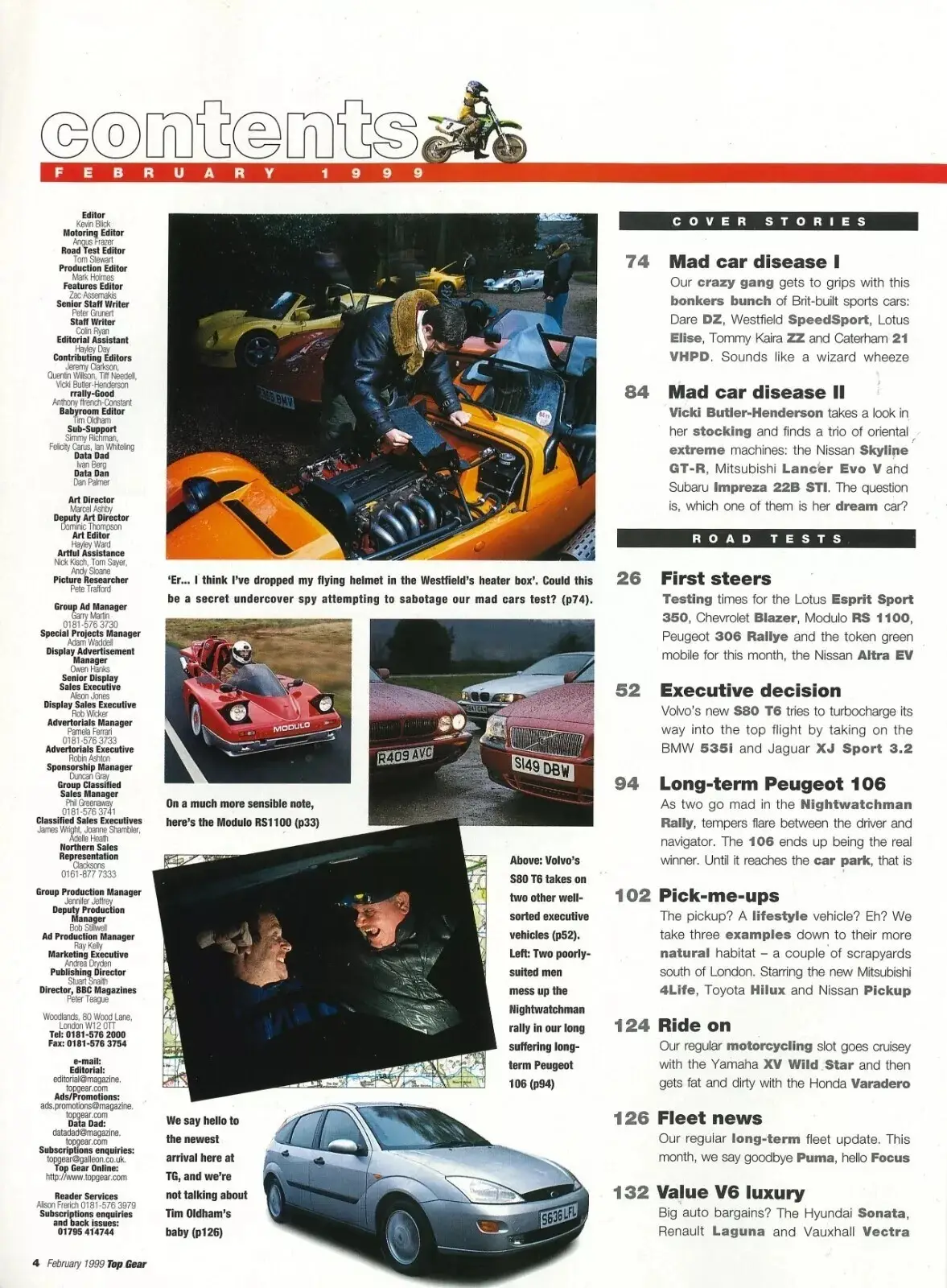 BBC Top Gear Magazine: Issue #65, Lotus Elise, Chevrolet Blazer, BMW, Feb 1999 - image 2 | Free standard UK delivery included | Discount Quality Products