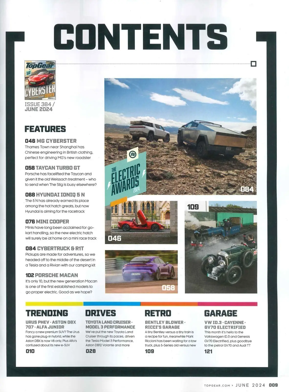 BBC Top Gear Magazine #384 (Subscribers Ed.) Electric Awards, Cars, June 2024 - image 3 | Free standard UK delivery included | Discount Quality Products