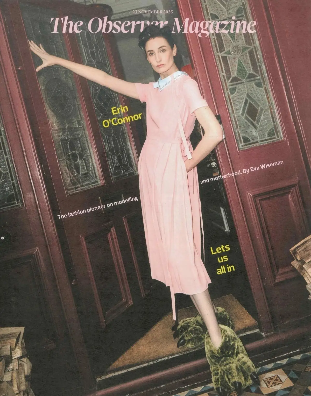 Observer Magazine: Erin O'Connor, Adwoa Aboah, Nigel Slater, Food, 23.11.25