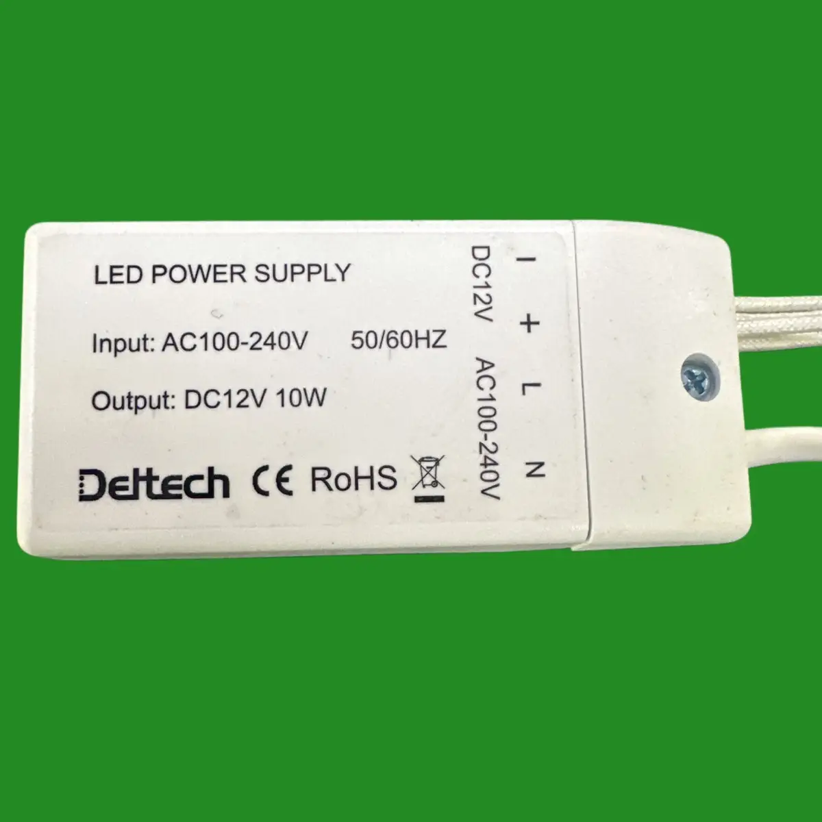 Deltech 10W 12V LED Driver Power Supply & 2x MR16 GU5.3 Sockets 100-240V - image 2 | Free standard UK delivery included | Discount Quality Products