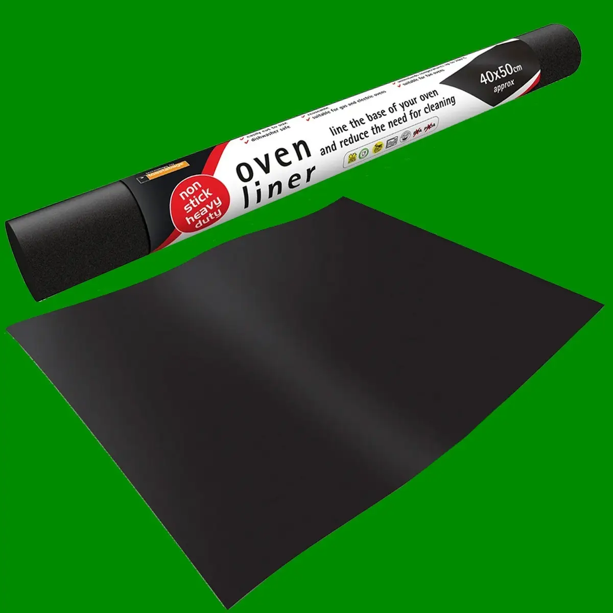1x Reusable Non-Stick Oven Liner to Keep The Oven Floor Clean 400mm x 500mm