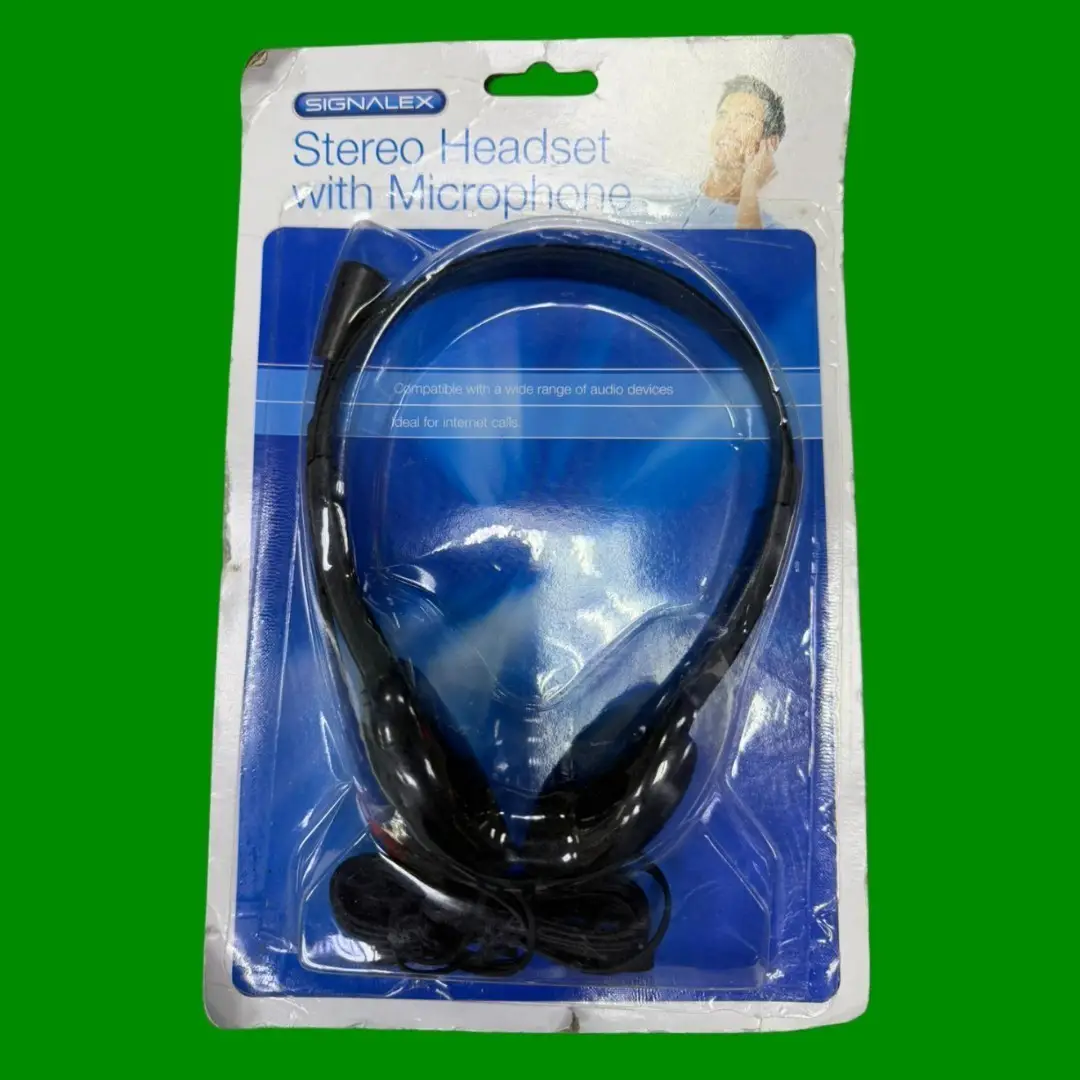 Stereo Headphones 3.5mm Wired On-Ear Headset with Microphone, Earphone, Mic - image 2 | Free standard UK delivery included | Discount Quality Products