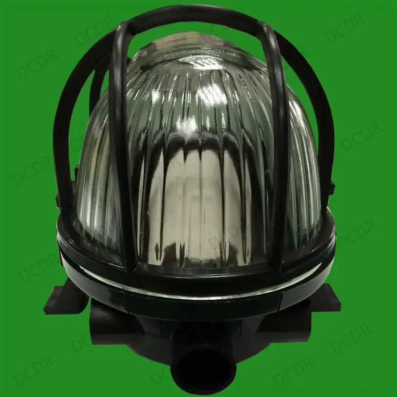 Outdoor Oval Black IP44 Bulkhead; Patio Garden Wall Lamp Security Light Max. 60W - image 3 | Free standard UK delivery included | Discount Quality Products