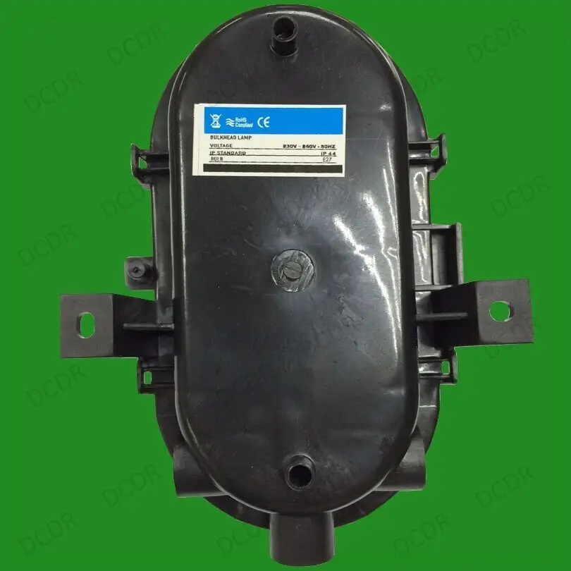 Outdoor Oval Black IP44 Bulkhead; Patio Garden Wall Lamp Security Light Max. 60W - image 4 | Free standard UK delivery included | Discount Quality Products