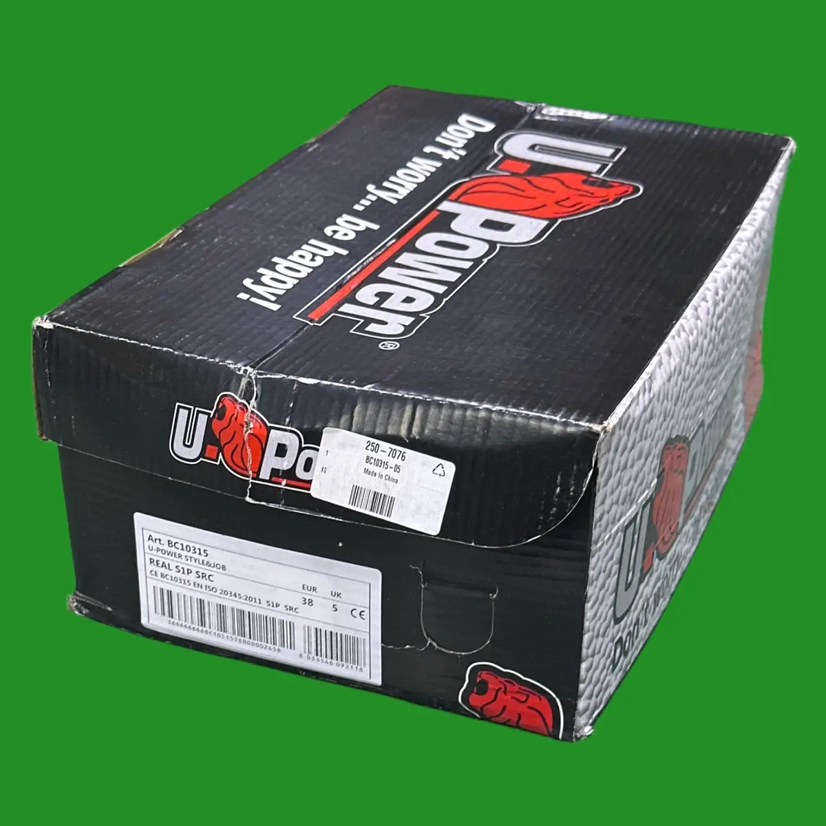 U-Power Real S1P SRC Steel Top Cap Safety Unisex Work Shoe Boots UK 5 BC10315 - image 4 | Free standard UK delivery included | Discount Quality Products